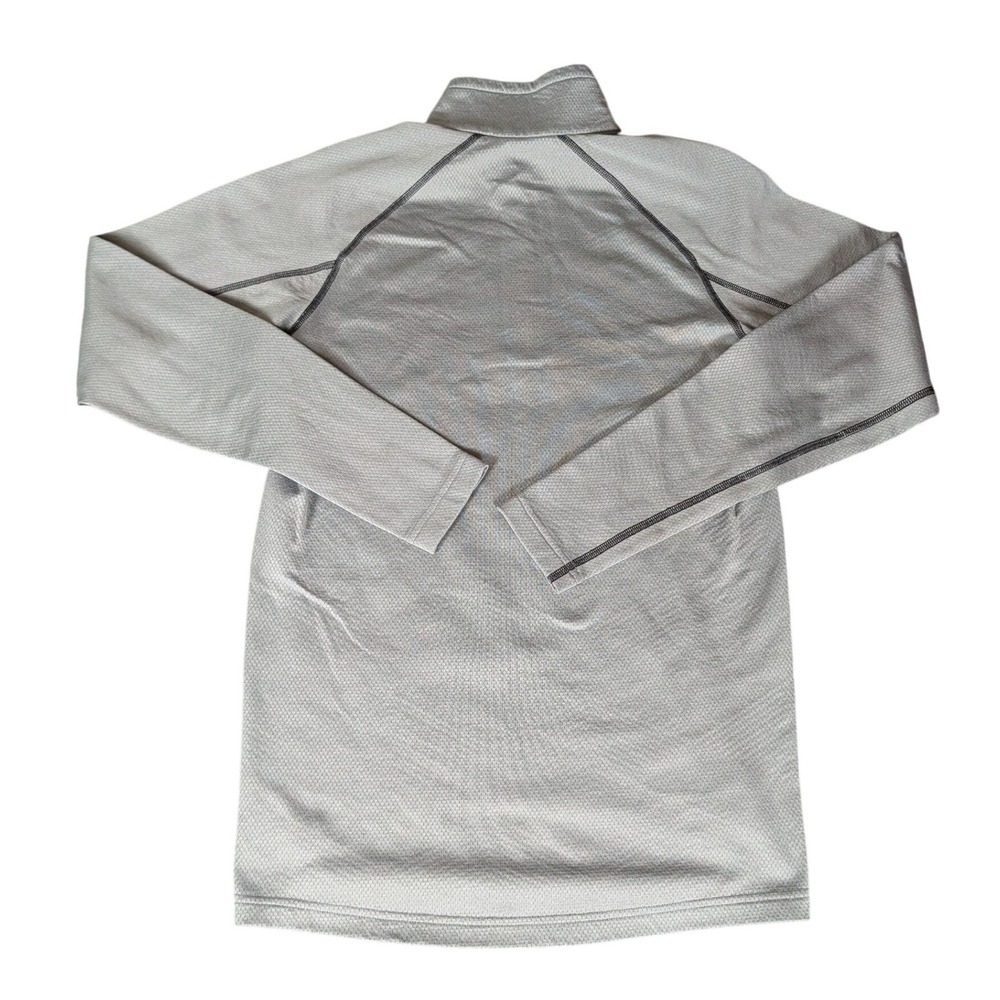 Under Armour ColdGear Mens Gray Textured 1/4 Zip Fitted Training Pullover SM - Picture 3 of 9